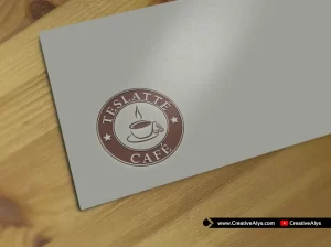 Free Corporate Paper-Pressed Logo Mockup in Photoshop