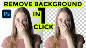 How to Remove Image Background in One Click | Photoshop Tutorial