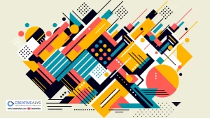 Free Colorful Geometric Chaos Vector Artwork