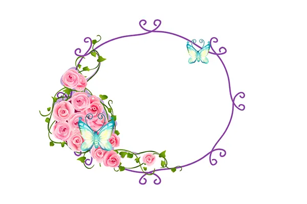 Free Vector Floral Frame