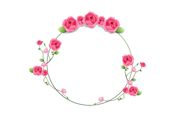 Free Vector Floral Frame