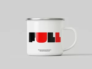Enamel Mug Mockup Set: Showcase Your Designs in Style