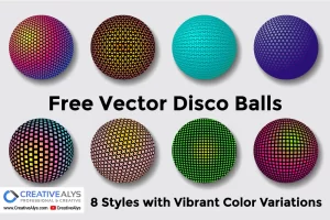 Free Vector Disco Balls