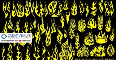 Fire Flames Vector Collection