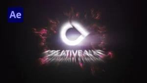 Particle Fire Glow Logo Animation – Free After Effects Template