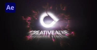 particle-fire-glow-logo-animation-free-aftereffects-template
