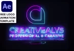 Neon-Logo-Animation-Free-AE-Template