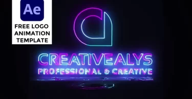 Neon-Logo-Animation-Free-AE-Template