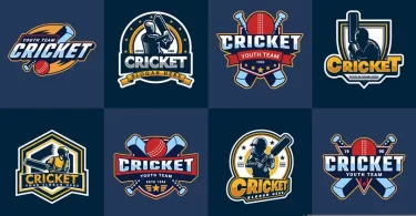 Free Cricket Logo Pack – Vector Sports Logos for Teams and Designers