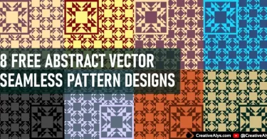 Abstract Seamless Pattern Designs in Vector