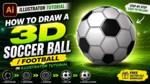 How to Create a 3D Vector Football (Soccer Ball) in Illustrator