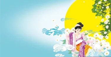 Elegant Asian Woman Vector Illustration – Free AI Download