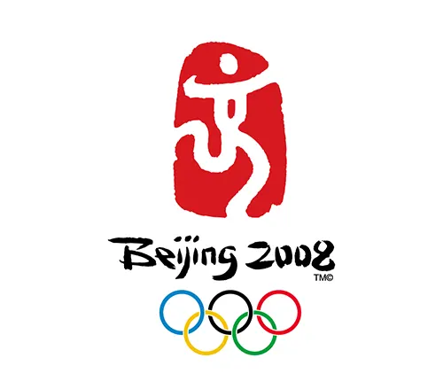 Beijing 2008 Summer Olympics official logo vector Dancing Beijing AI SVG PNG