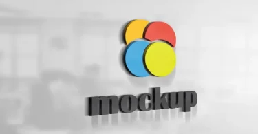 Creative 3D Logo Mockup PSD