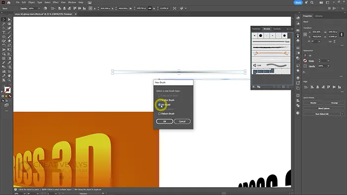 cross-3d-glossy-text-effect-illustrator-step6