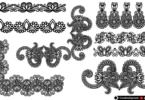 Free Decorative Floral Vector Borders & Ornaments