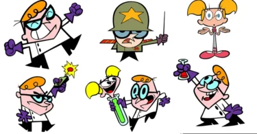 Free Dexter's Laboratory vector illustrations featuring Dexter and Dee Dee in AI, EPS, SVG, and PNG format