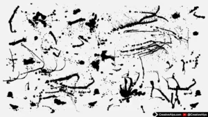 Free Vector Ink Splatters and Paint Drips