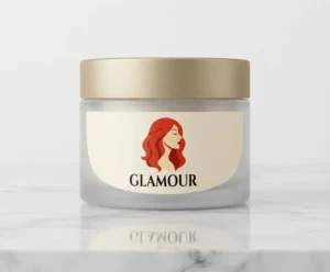 Glamour – Elegant Beauty Salon & Cosmetics Vector Logo Template