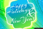Happy Holidays and New Year Vector Artwork
