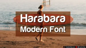 Harabara Modern Font: Clean & Bold Sans-Serif (Free Download)