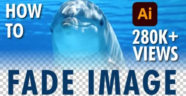 How to fade an image in Adobe Illustrator tutorial screenshot