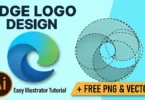 How to design Microsoft Edge logo in Adobe Illustrator using Golden Ratio circles