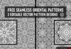 Seamless Vector Oriental Patterns