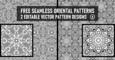 Seamless Vector Oriental Patterns